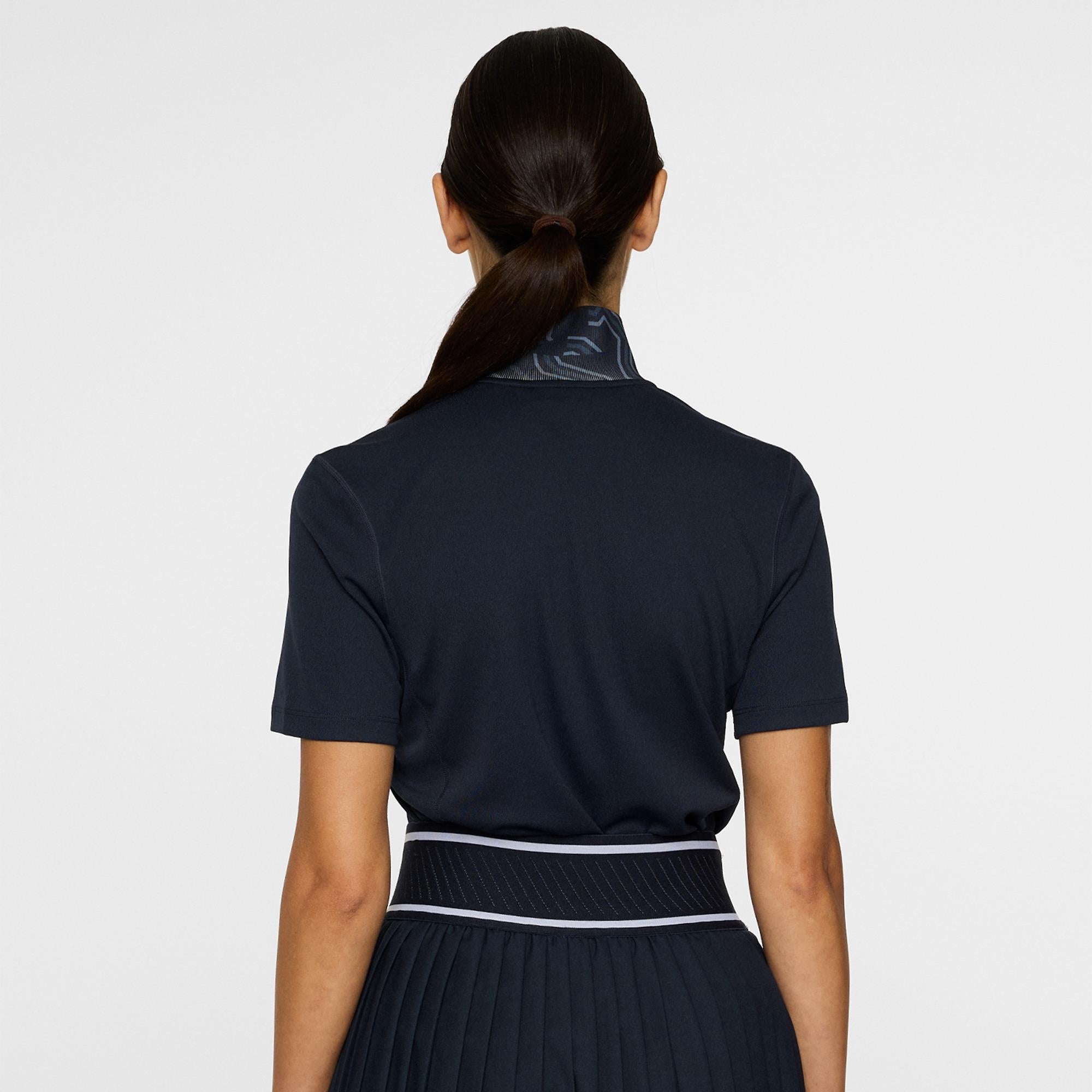 J Lindeberg Piper Ladies Golf Polo Shirt Navy